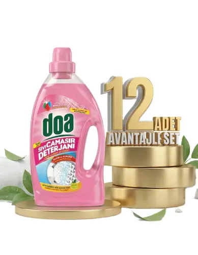 Doa Sıvı Çamaşır Detarjanı Yünlü Ve Narinler 12x2700 Ml - DOA