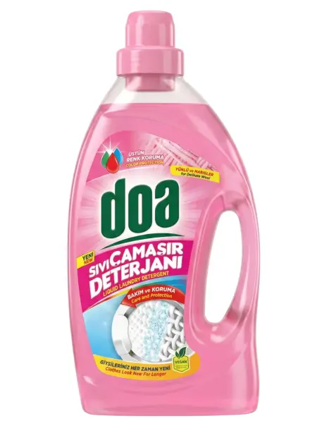 Doa Sıvı Çamaşır Detarjanı Yünlü Ve Narinler 2700 Ml - 1