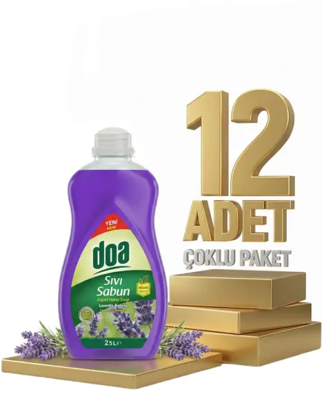Doa Sıvı El Sabunu Lavanta Kokulu 12x2500 Ml - 1