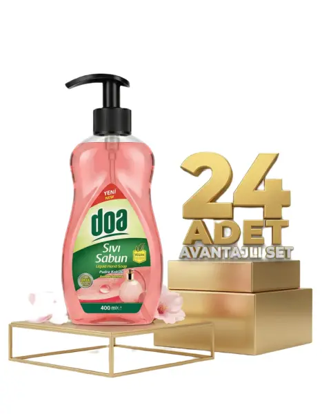 Doa Sıvı El Sabunu Pudra Kokulu 24x400 Ml - 1