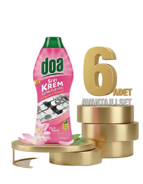 Doa Sıvı Krem Temizleyici Çiçek Buketi 6x750 Ml - 1