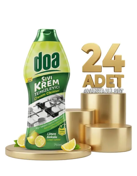 Doa Sıvı Krem Temizleyici Limon Kokulu 24x750 Ml - 1