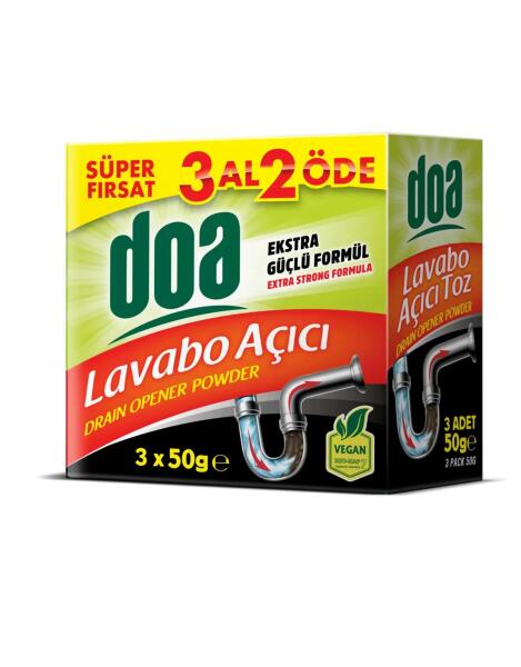 Doa Toz Lavabo Açıcı 3X50 Gr - 2