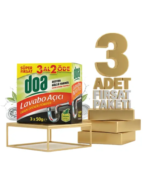 Doa Toz Lavabo Açıcı x3 - 1