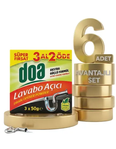 Doa Toz Lavabo Açıcı x6 - DOA