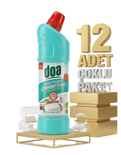 Doa Yoğun Çamaşır Suyu Beyaz Sabun 12x750 Ml - Doa