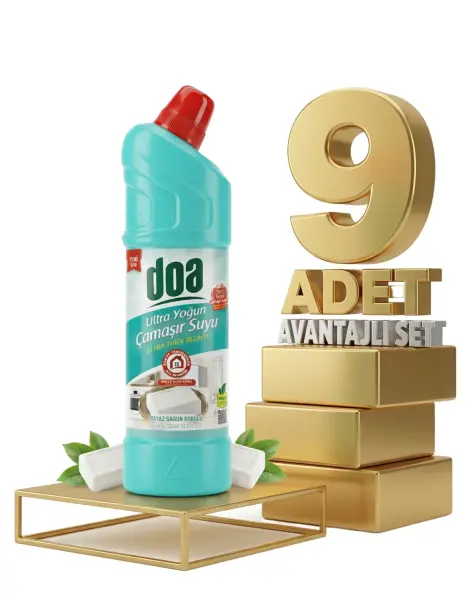 Doa Yoğun Çamaşır Suyu Beyaz Sabun 9x750 Ml - 1
