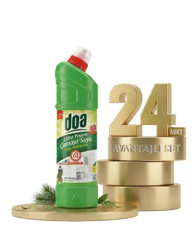 Doa Yoğun Çamaşır Suyu Çam Ferahlığı 24x750 Ml - Doa