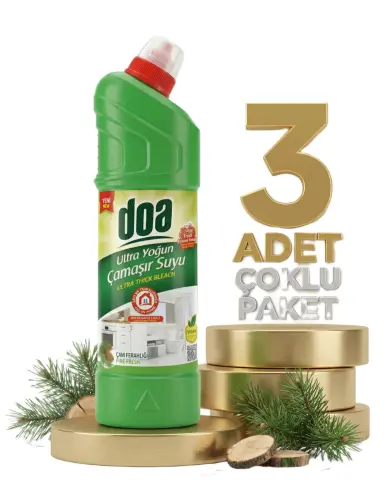 Doa Yoğun Çamaşır Suyu Çam Ferahlığı 3x750 Ml - Doa