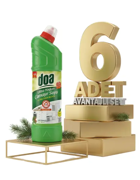 Doa Yoğun Çamaşır Suyu Çam Ferahlığı 6x750 Ml - 1
