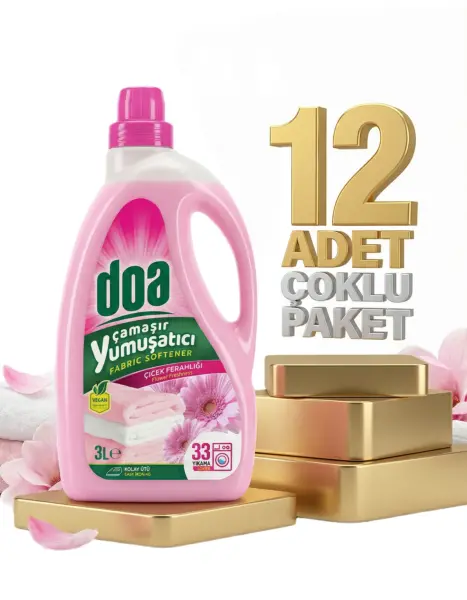 Doa Yumuşatıcı Çiçek Ferahlığı 12x3 Lt - 1