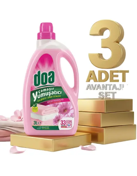 Doa Yumuşatıcı Çiçek Ferahlığı 3x3 Lt - 1