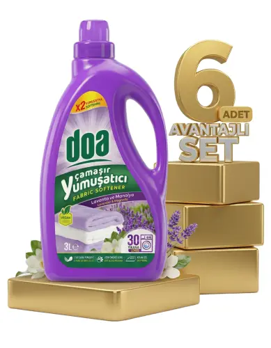 Doa Yumuşatıcı Lavanta Ferahlığı 6x3 Lt - DOA