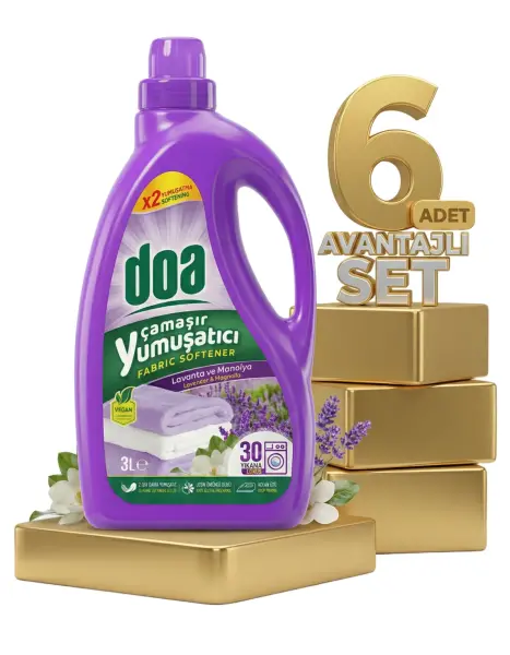 Doa Yumuşatıcı Lavanta Ferahlığı 6x3 Lt - 1