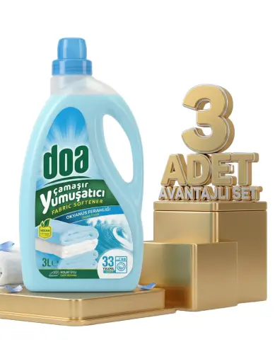 Doa Yumuşatıcı Okyanus Ferahlığı 3x3 Lt - DOA