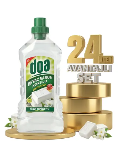 Doa Yüzey Temizleyici Beyaz Sabun 24x2,5 Lt - Doa