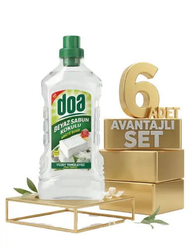 Doa Yüzey Temizleyici Beyaz Sabun 6x2,5 Lt - Doa