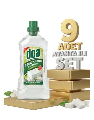 Doa Yüzey Temizleyici Beyaz Sabun 9x2,5 Lt - Doa