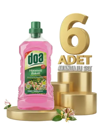 Doa Yüzey Temizleyici Hanımeli 6x2,5 Lt - DOA