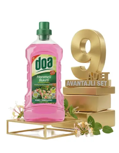 Doa Yüzey Temizleyici Hanımeli 9x2,5 Lt - DOA