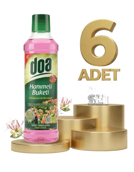 Doa Yüzey Temizleyici Hanımeli Büketi 6x1 Lt - 1