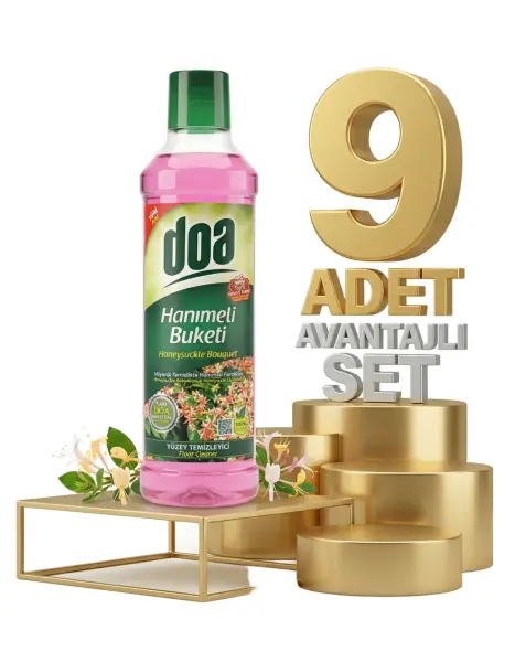 Doa Yüzey Temizleyici Hanımeli Büketi 9x1 Lt - 1