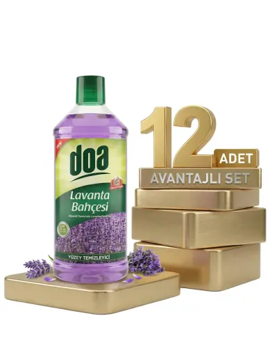 Doa Yüzey Temizleyici Lavanta Bahçesi 12x1 Lt - Doa