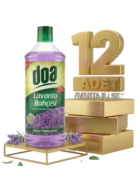 Doa Yüzey Temizleyici Lavanta Bahçesi 12x2,5 Lt - 1