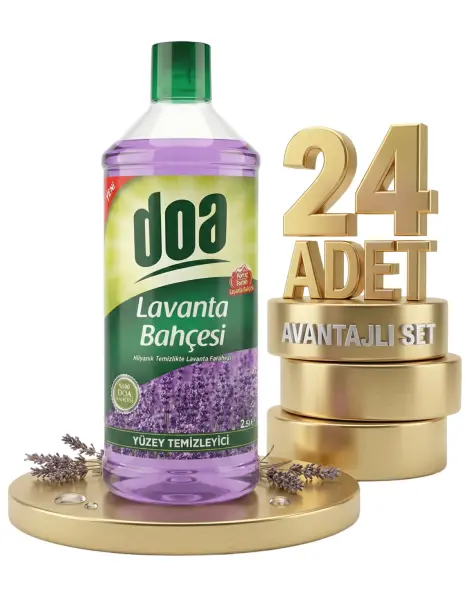 Doa Yüzey Temizleyici Lavanta Bahçesi 24x2,5 Lt - 1