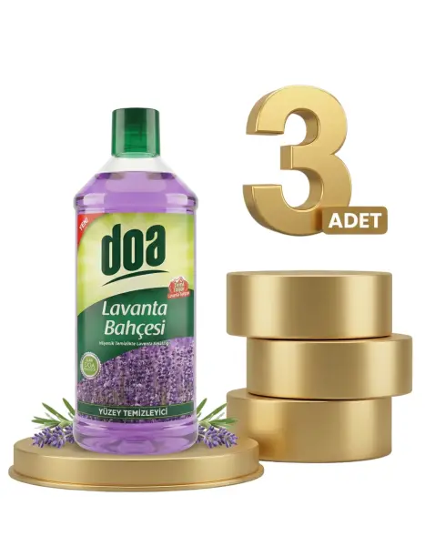 Doa Yüzey Temizleyici Lavanta Bahçesi 3x1 Lt - 1