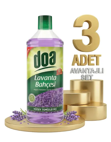 Doa Yüzey Temizleyici Lavanta Bahçesi 3x2,5 Lt - 1