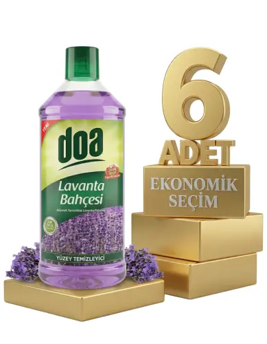 Doa Yüzey Temizleyici Lavanta Bahçesi 6x1 Lt - Doa