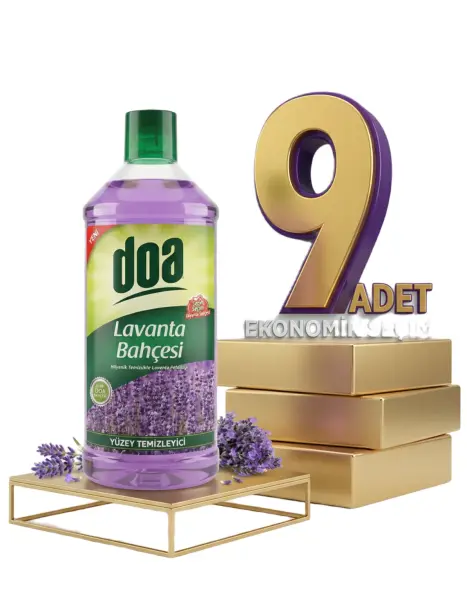 Doa Yüzey Temizleyici Lavanta Bahçesi 9x1 Lt - 1