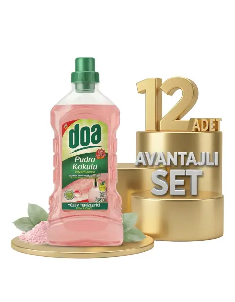 Doa Yüzey Temizleyici Pudra Kokulu 12x2,5 Lt - 1