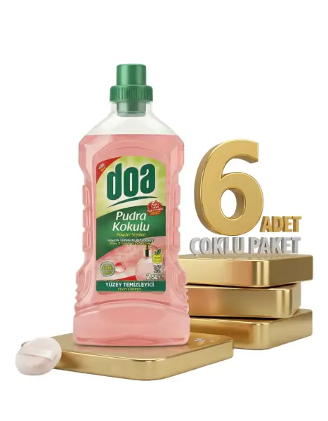 Doa Yüzey Temizleyici Pudra Kokulu 6x2,5 Lt - 1