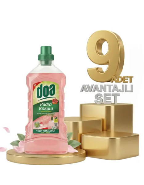Doa Yüzey Temizleyici Pudra Kokulu 9x2,5 Lt - 1