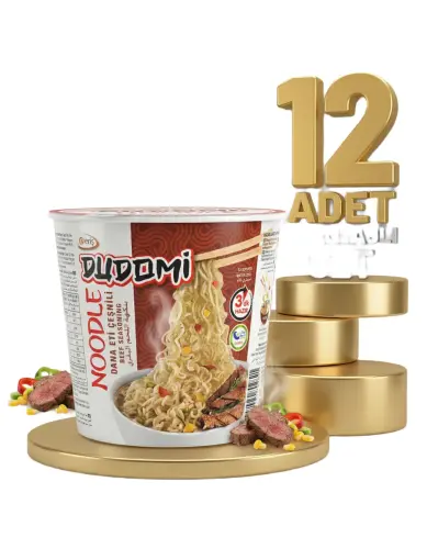 Dudomi Bardak Dana Eti Çeşnili 12x60 Gr - Dudomi