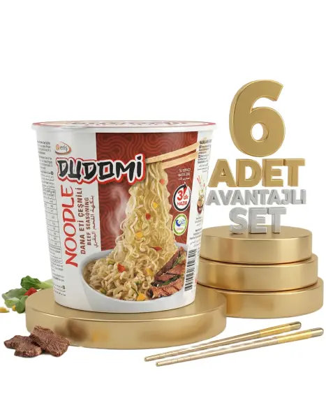 Dudomi Bardak Dana Eti Çeşnili 6x60 Gr - 1
