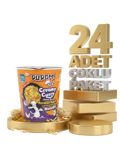 Dudomi Bardak Kremalı Körili Tavuk 24x80 Gr - DUDOMİ