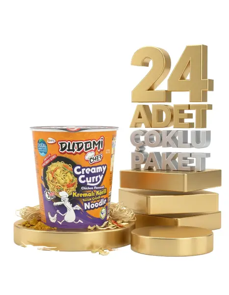 Dudomi Bardak Kremalı Körili Tavuk 24x80 Gr - 1