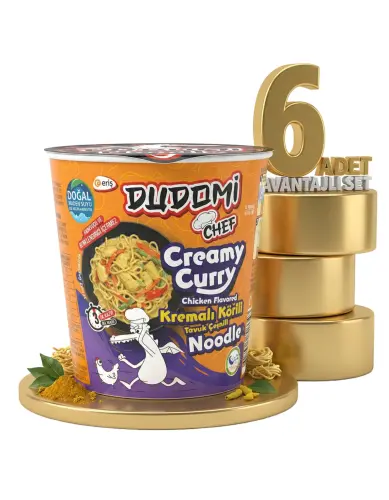 Dudomi Bardak Kremalı Körili Tavuk 6x80 Gr - DUDOMİ