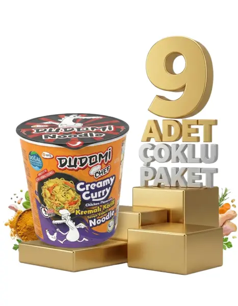 Dudomi Bardak Kremalı Körili Tavuk 9x80 Gr - 1