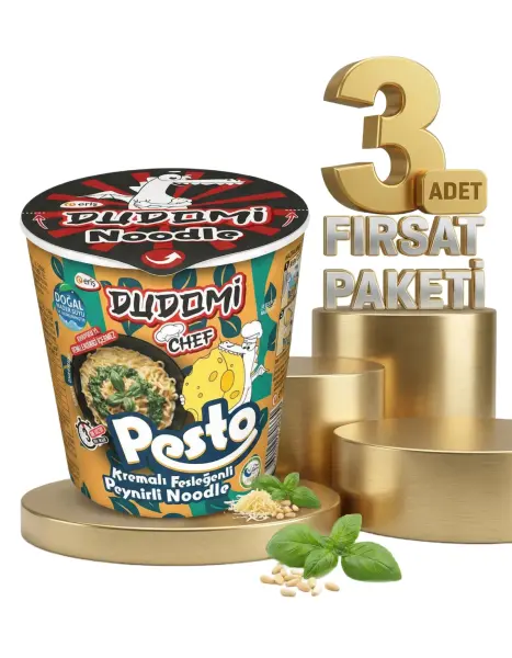 Dudomi Bardak Kremalı Pesto Soslu 3x80 Gr - 1