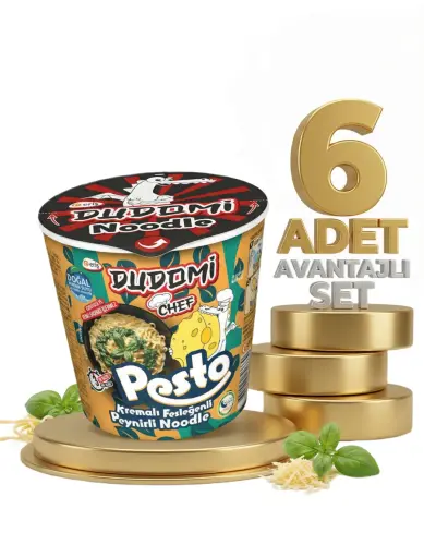 Dudomi Bardak Kremalı Pesto Soslu 6x80 Gr - DUDOMİ