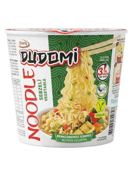 Dudomi Bardak Sebze Çeşnili Noodle 60 Gr - 1