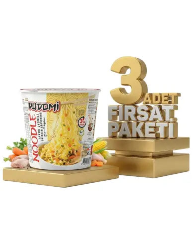 Dudomi Bardak Tavuk Çeşnili 3x60 Gr - Dudomi