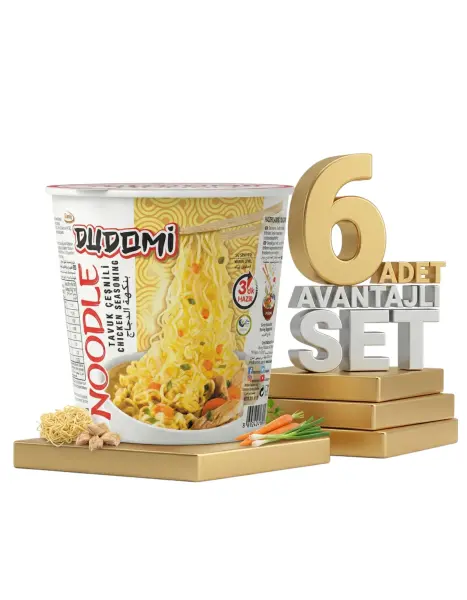 Dudomi Bardak Tavuk Çeşnili 6x60 Gr - 1