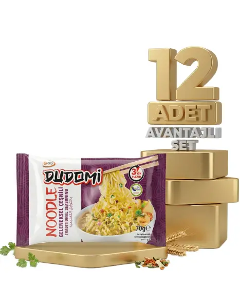 Dudomi Geneksel Çeşnili Noodle 12x70 Gr - 1