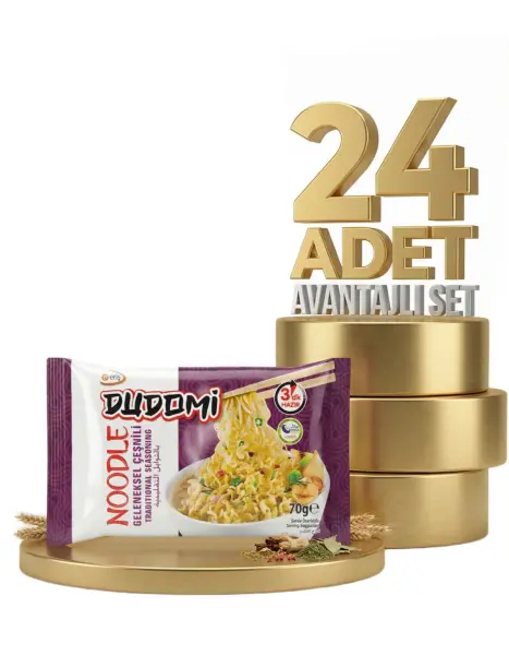 Dudomi Geneksel Çeşnili Noodle 24x70 Gr - 1