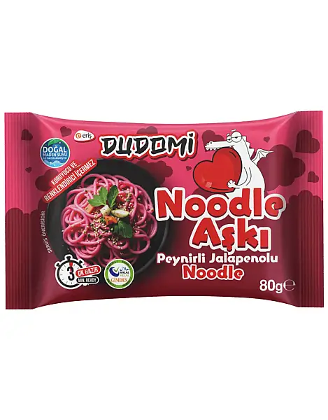 Dudomi Noodle Aşkı Peynirli Jalapeno 80 Gr - 1